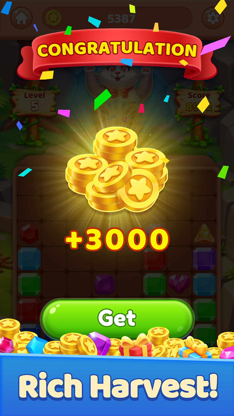 More puzzles to explore in Meow Gems Fortune
